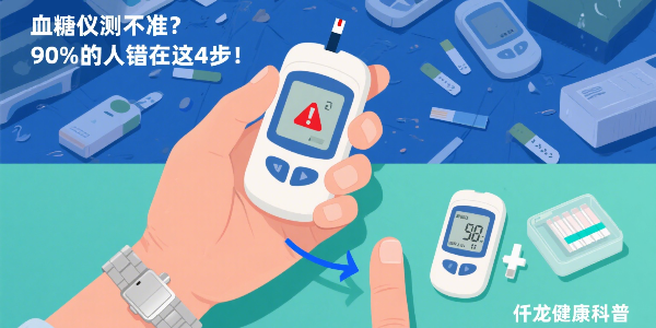 血糖儀測不準(zhǔn)？90%的人錯(cuò)在這4步！